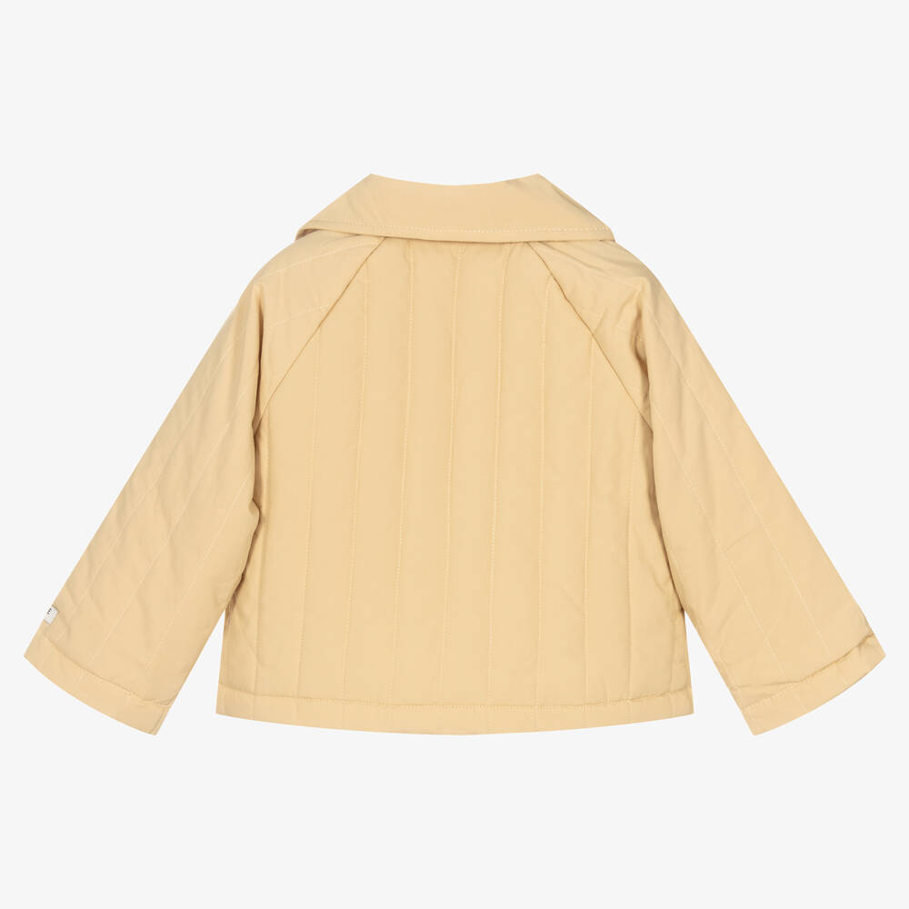 دونسجي-جاكيت قطن لون بيج للأطفال | Childrensalon Outlet
