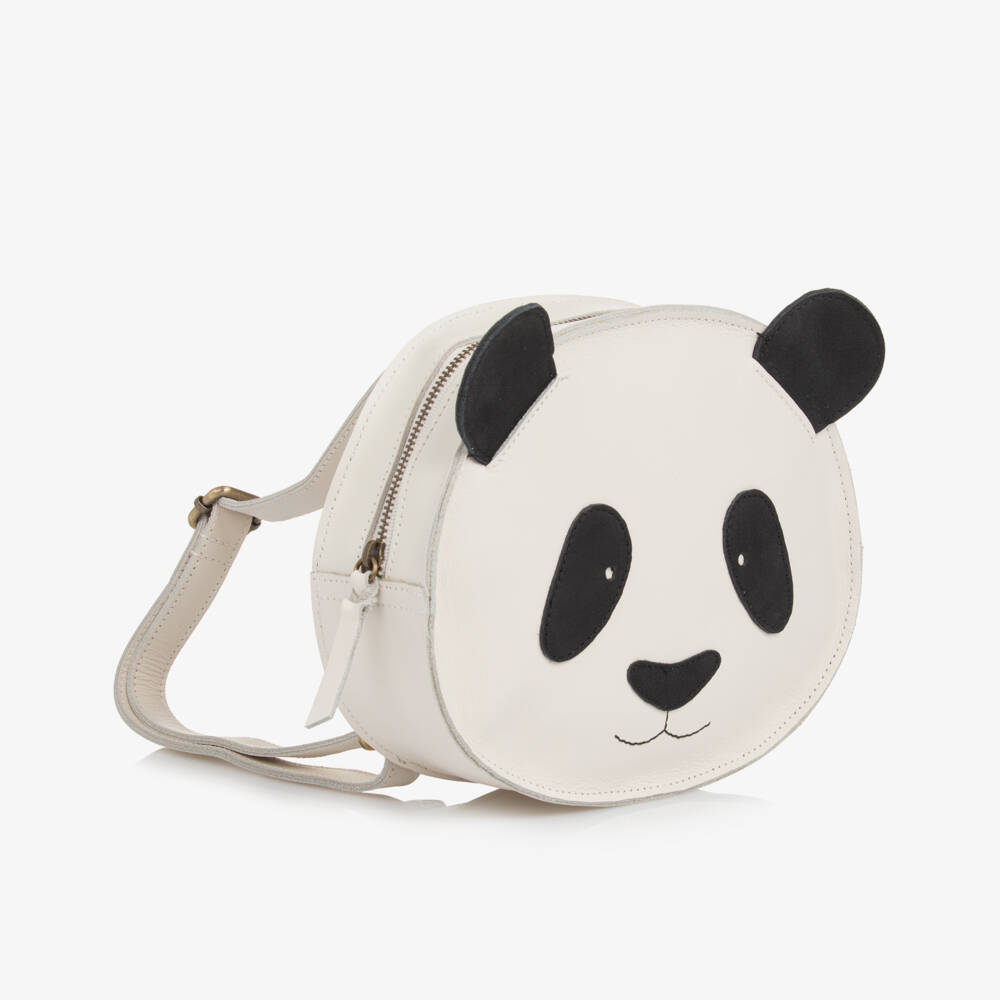 Donsje-Boys Soft Leather Panda Bag | Childrensalon Outlet