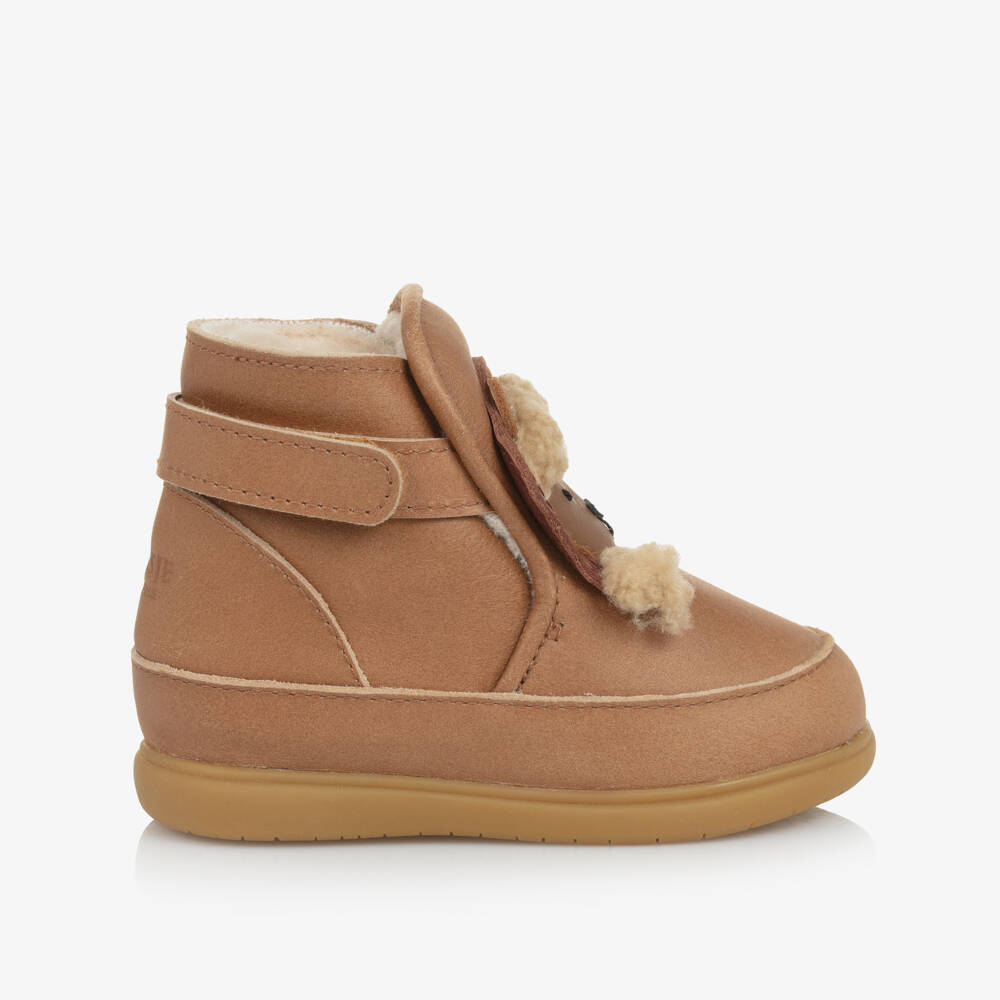 Donsje-Brown Christmas Bear First Walkers | Childrensalon Outlet