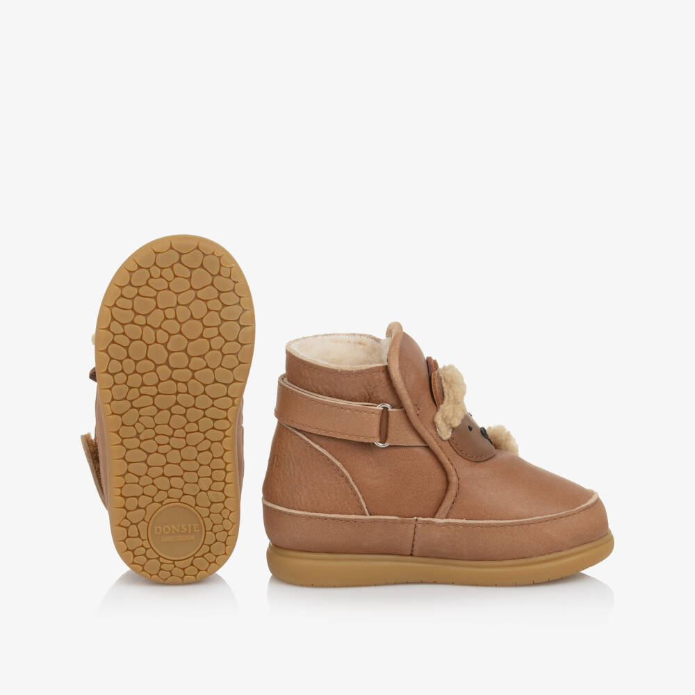 Donsje-Brown Christmas Bear First Walkers | Childrensalon Outlet