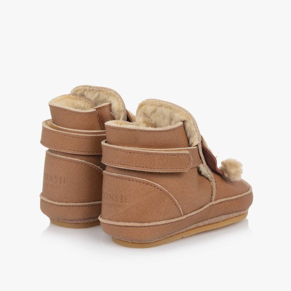 Donsje-Brown Christmas Bear Pre Walkers | Childrensalon Outlet