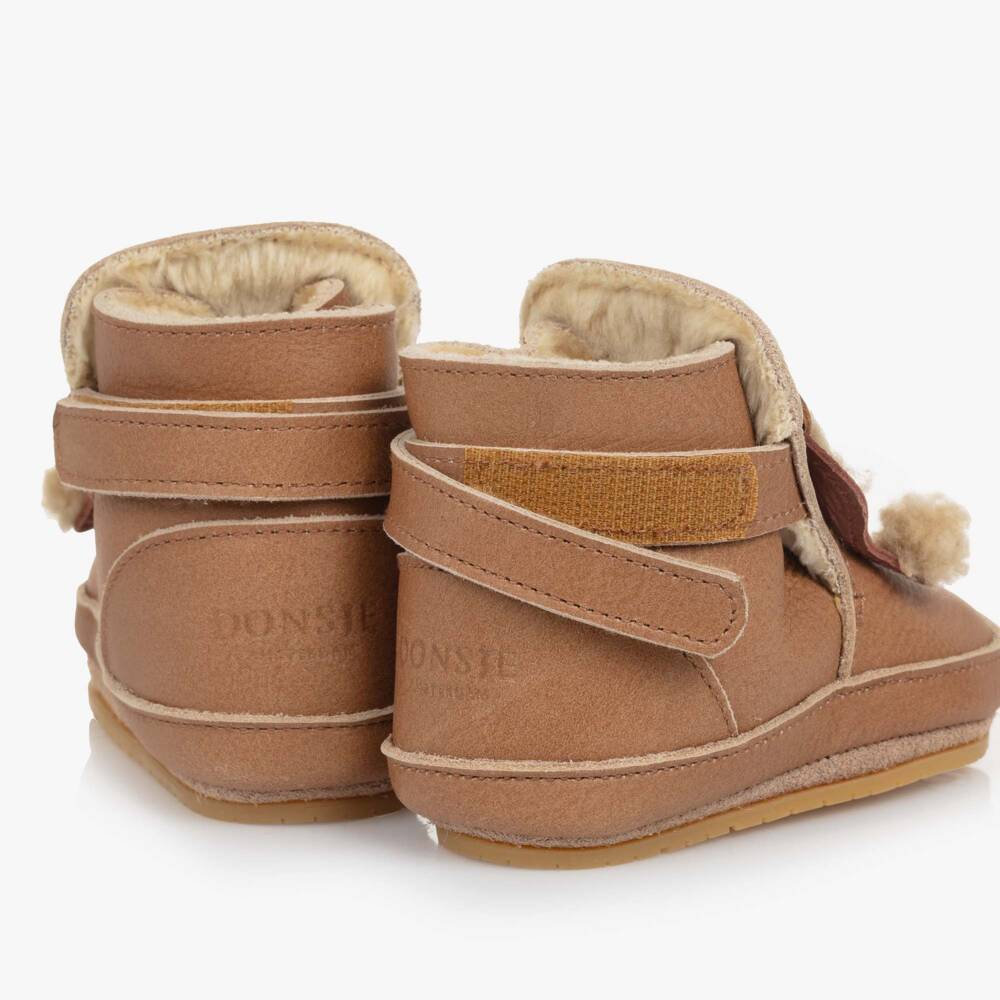 Donsje-Brown Christmas Bear Pre Walkers | Childrensalon Outlet