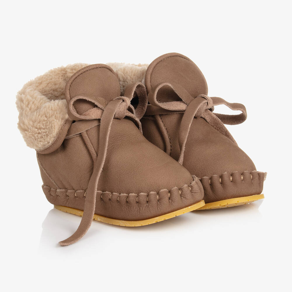 Donsje - Коричневые кожаные ботинки | Childrensalon