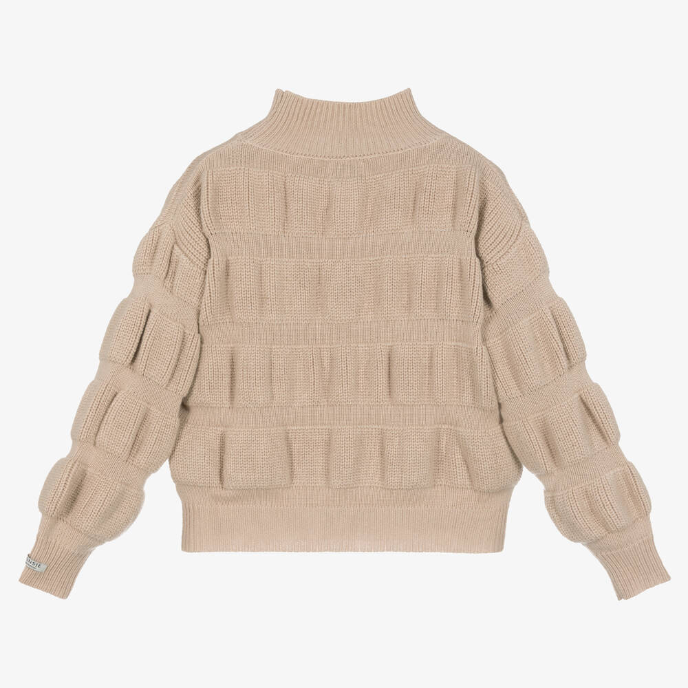 Girls deals beige sweater