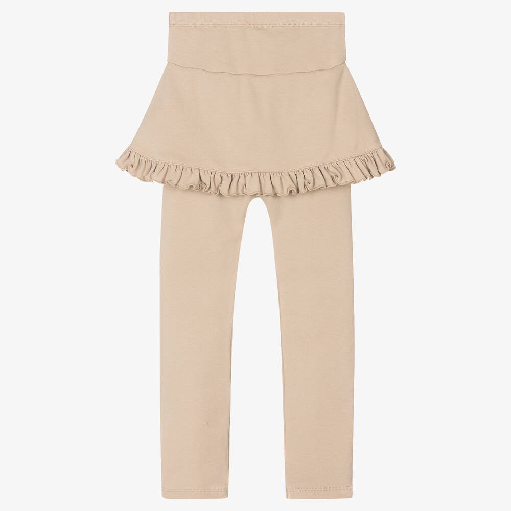 Donsje-ليغنغز قطن عضوي لون بيج للبنات | Childrensalon Outlet