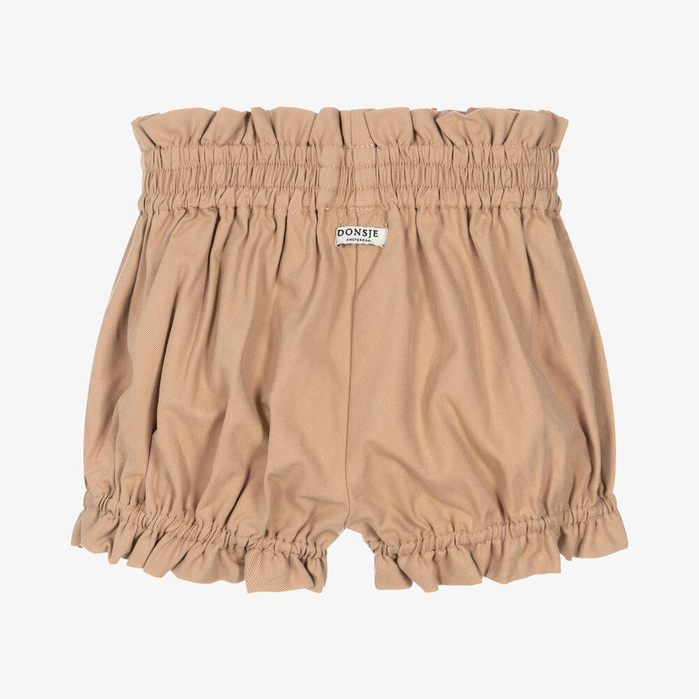 Donsje Short beige fronc fille