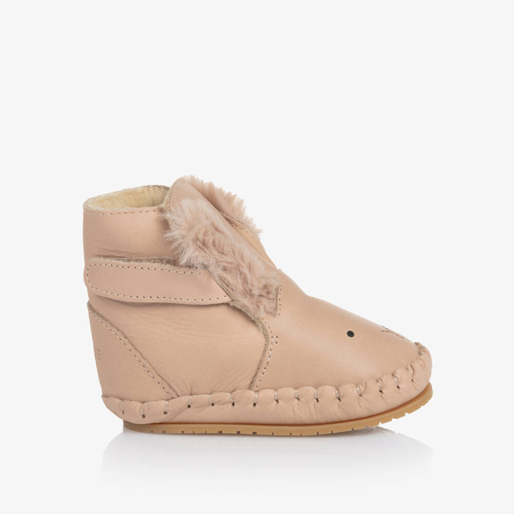 Donsje-Girls Bunny Ear Pre-Walker Shoes | Childrensalon Outlet