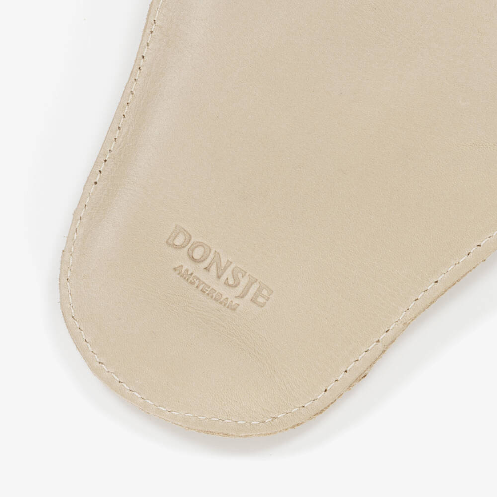 Donsje-Girls Ivory Leather Pony Satchel | Childrensalon Outlet