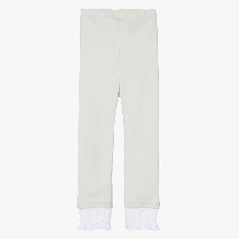 دونسجي-ليغنغز قطن عضوي لون رمادي للبنات | Childrensalon Outlet