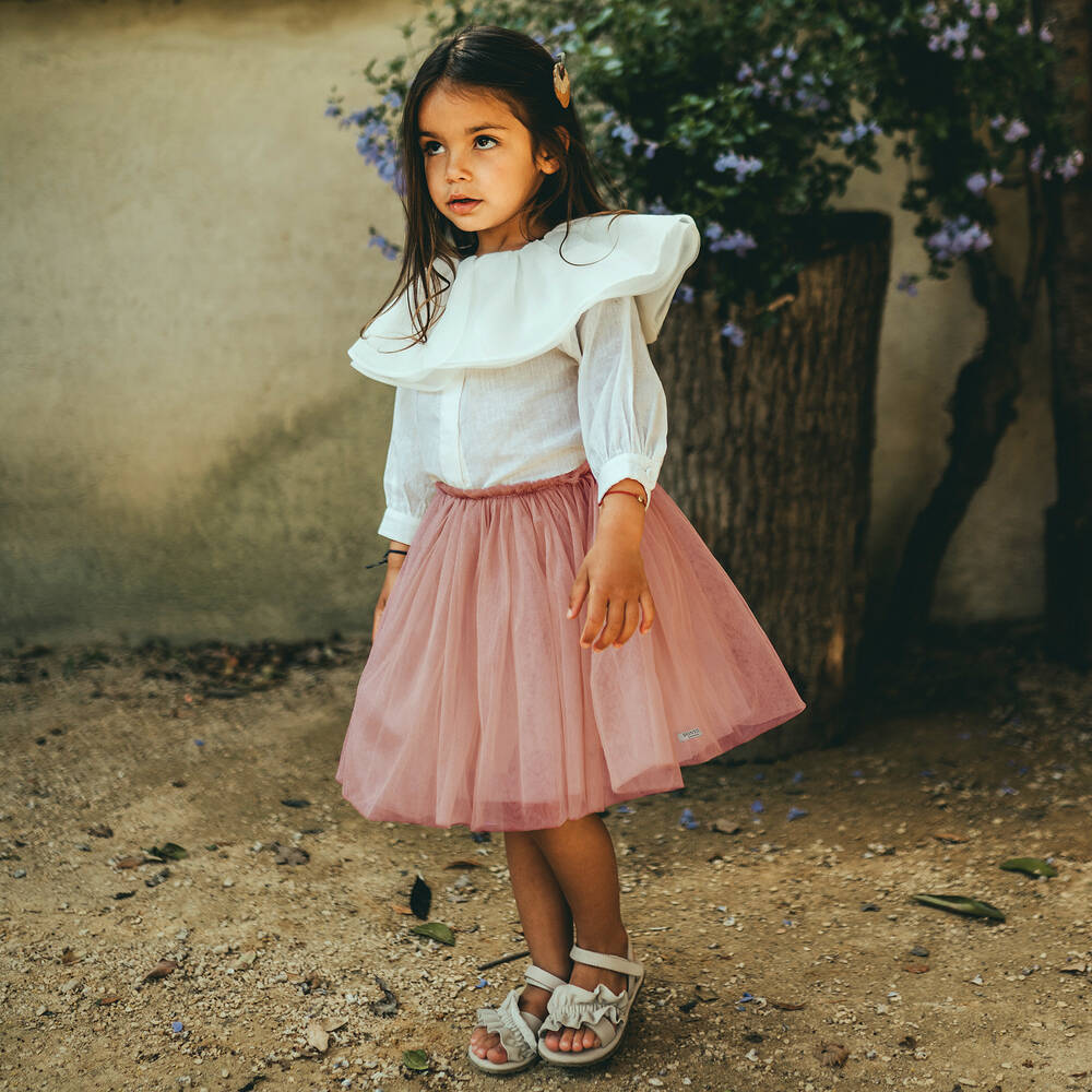 Pink tulle skirt topshop best sale