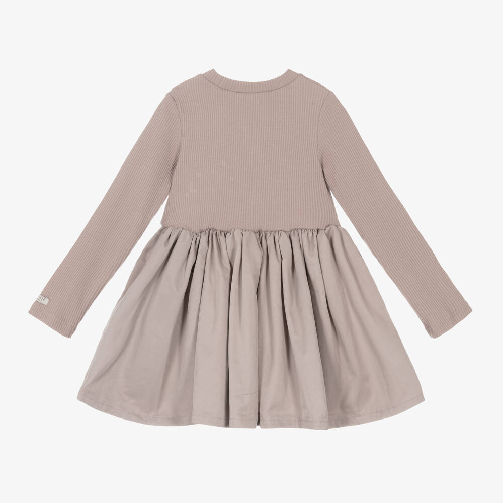 Donsje-Girls Purple Jersey Dress | Childrensalon Outlet