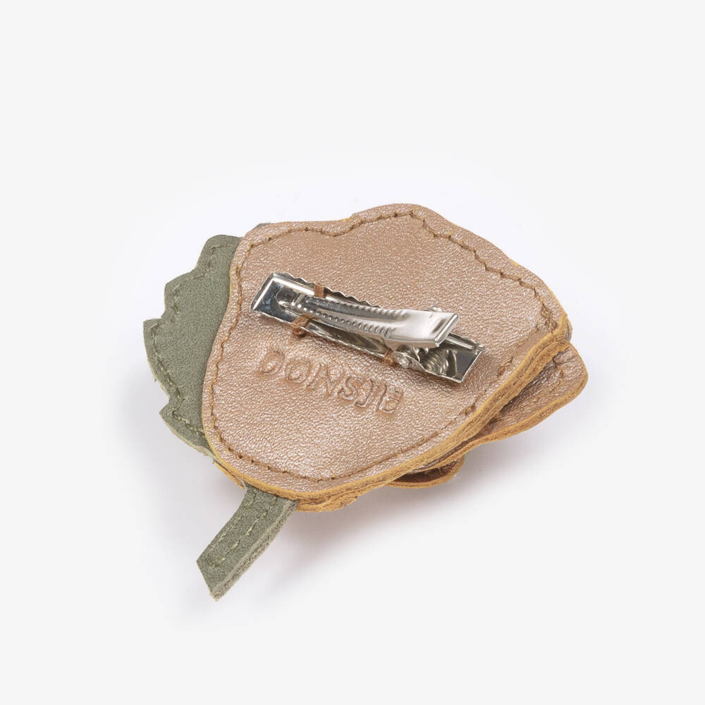 Donsje-Girls Rose Clay Metallic Hair Ornament | Childrensalon Outlet