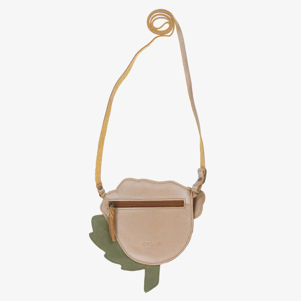 Donsje-Girls Rose Clay Shimmer Satchel | Childrensalon Outlet