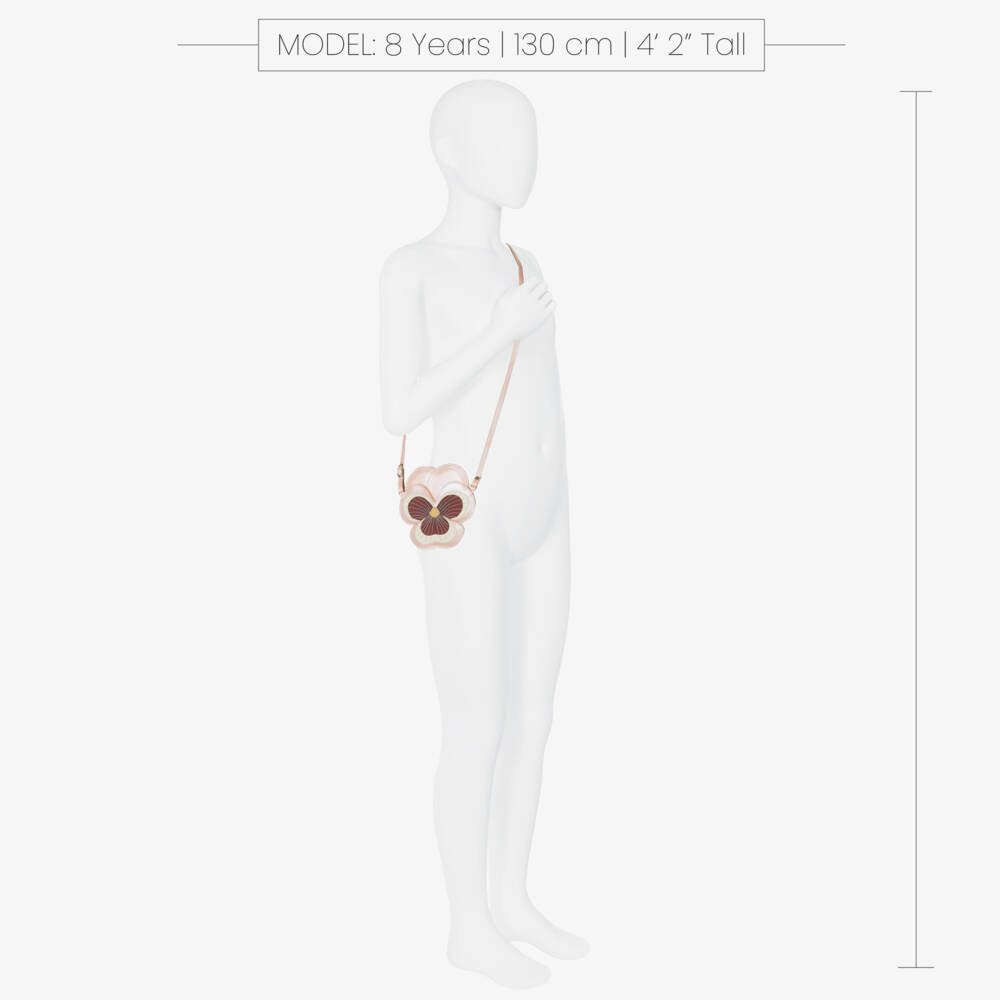 Donsje-Girls Soft Leather Rosebud Purse | Childrensalon Outlet