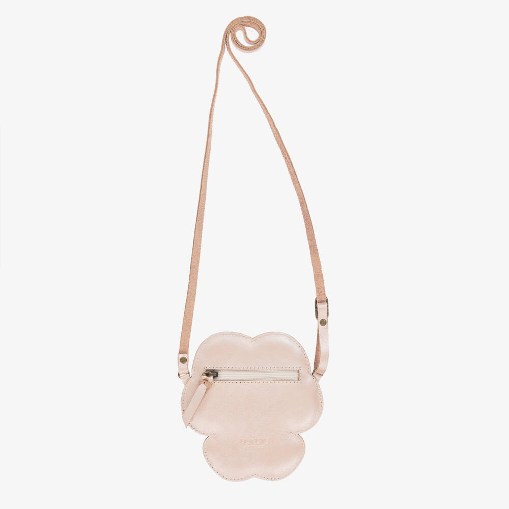 Donsje-Girls Soft Leather Rosebud Purse | Childrensalon Outlet