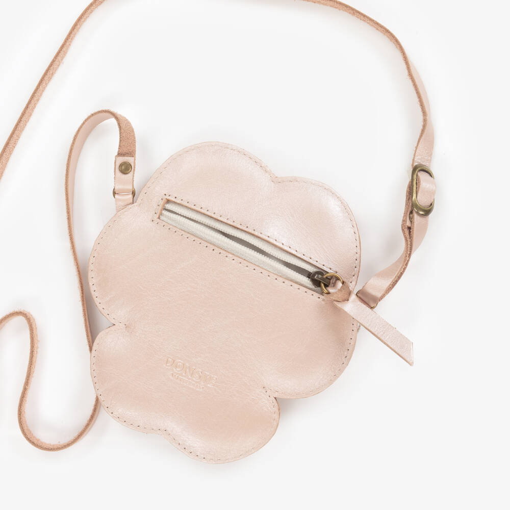 Donsje-Girls Soft Leather Rosebud Purse | Childrensalon Outlet