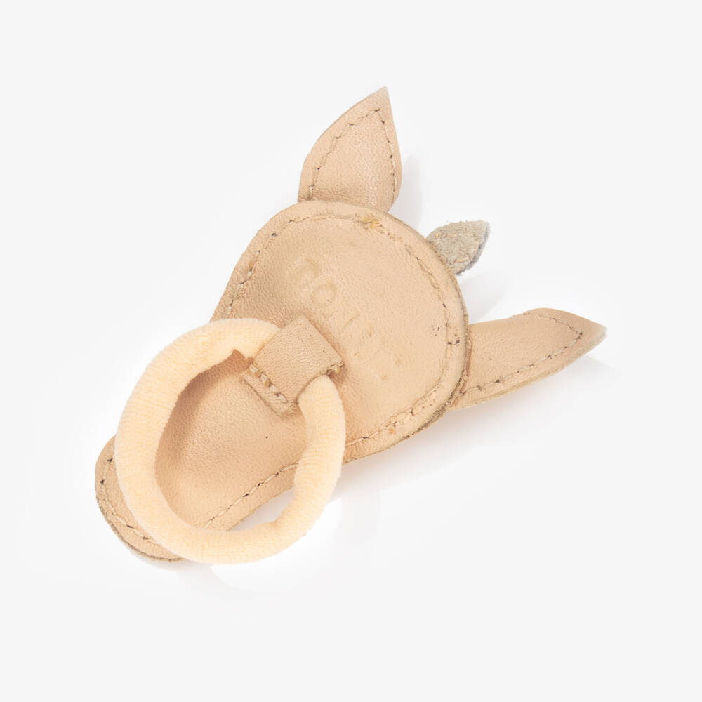 Donsje-Girls Unicorn Pink Leather Hair Band | Childrensalon Outlet