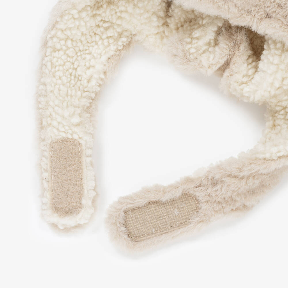 Donsje-قبعة فرو صناعي لون بيج | Childrensalon Outlet