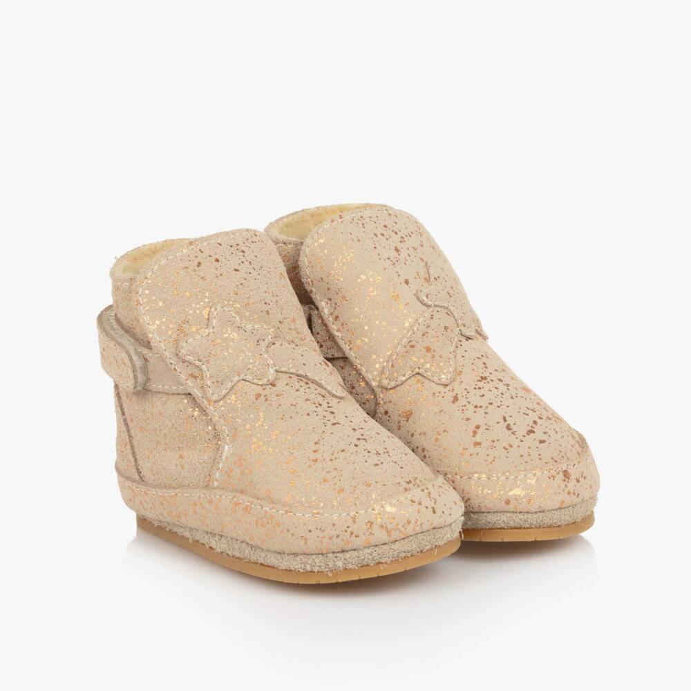 Donsje-Gold Star Pre Walkers | Childrensalon Outlet