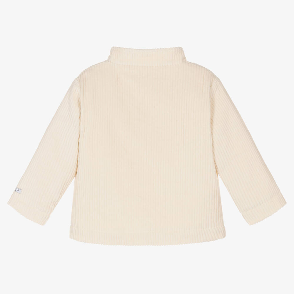 Donsje-Кремовая куртка из хлопкового вельвета | Childrensalon Outlet