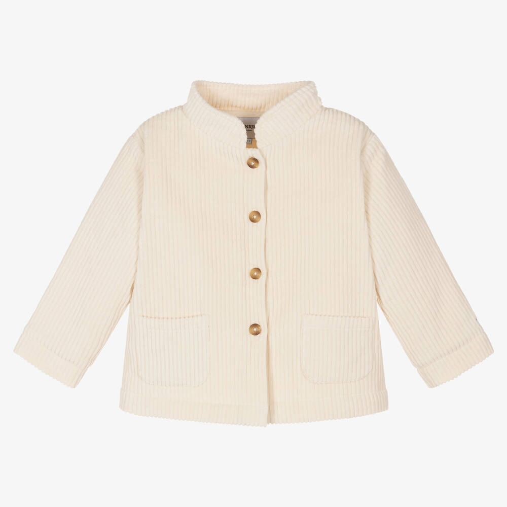 Donsje - Кремовая куртка из хлопкового вельвета | Childrensalon