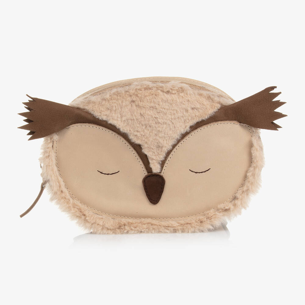 Donsje Sac dos ivoire chouette 20 cm Childrensalon Outlet