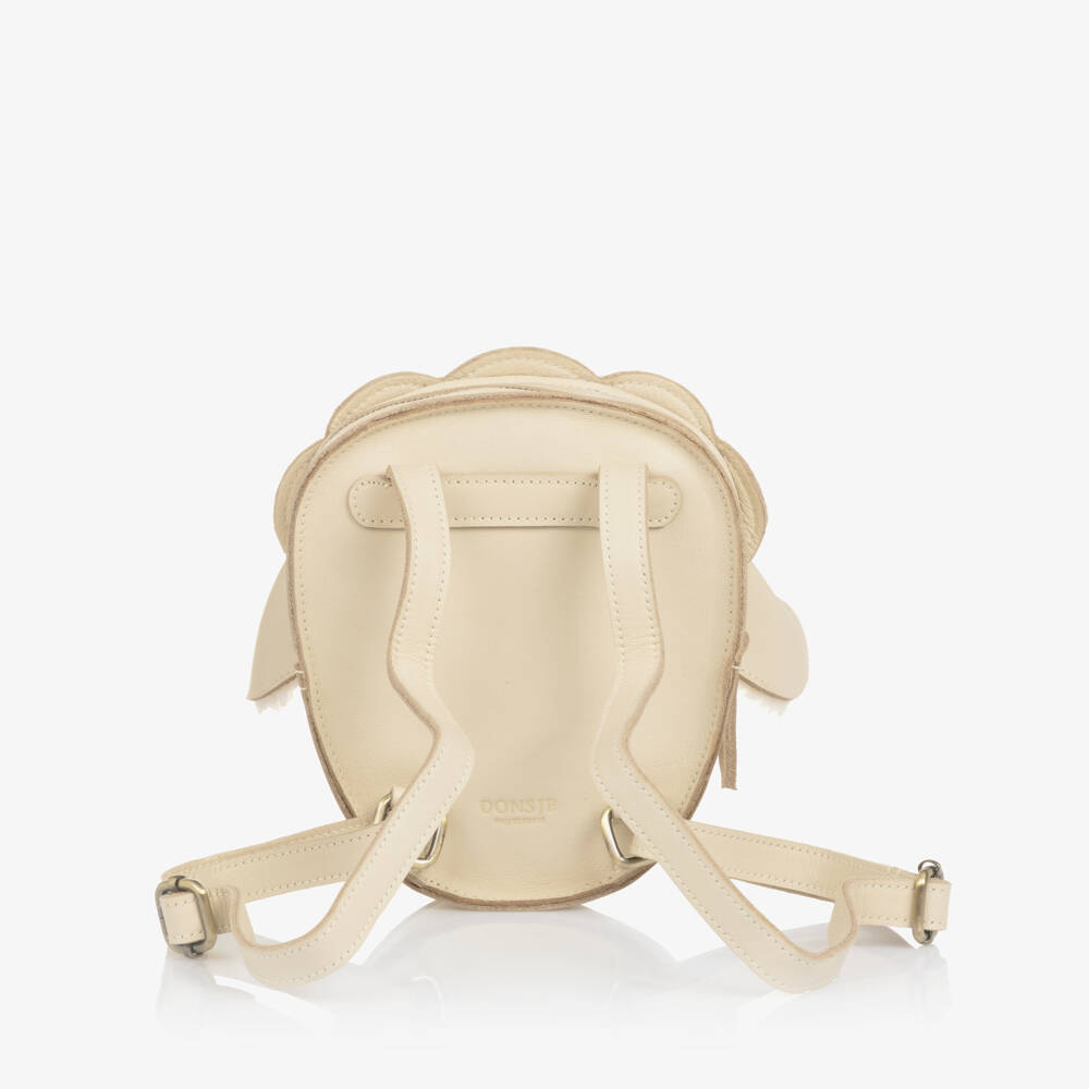 Donsje-Junior Girls Ivory Lamb Bag | Childrensalon Outlet