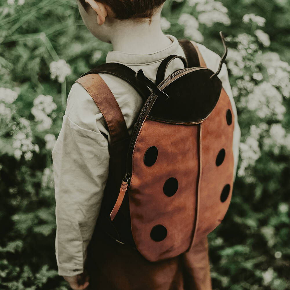 Donsje Ladybird Backpack 37cm Childrensalon Outlet
