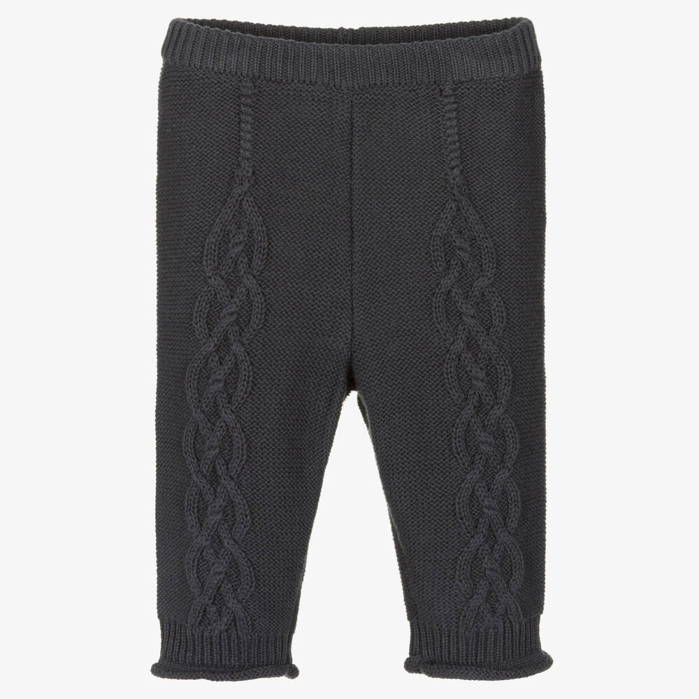 Donsje - Navyblaue Strickhose | Childrensalon