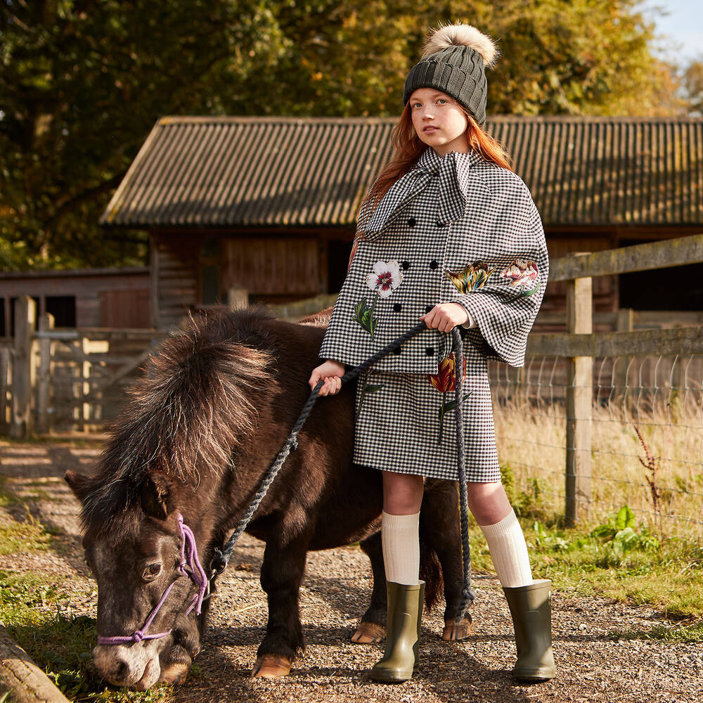 Dore Dore-Ivory Wool & Cotton Long Socks | Childrensalon Outlet