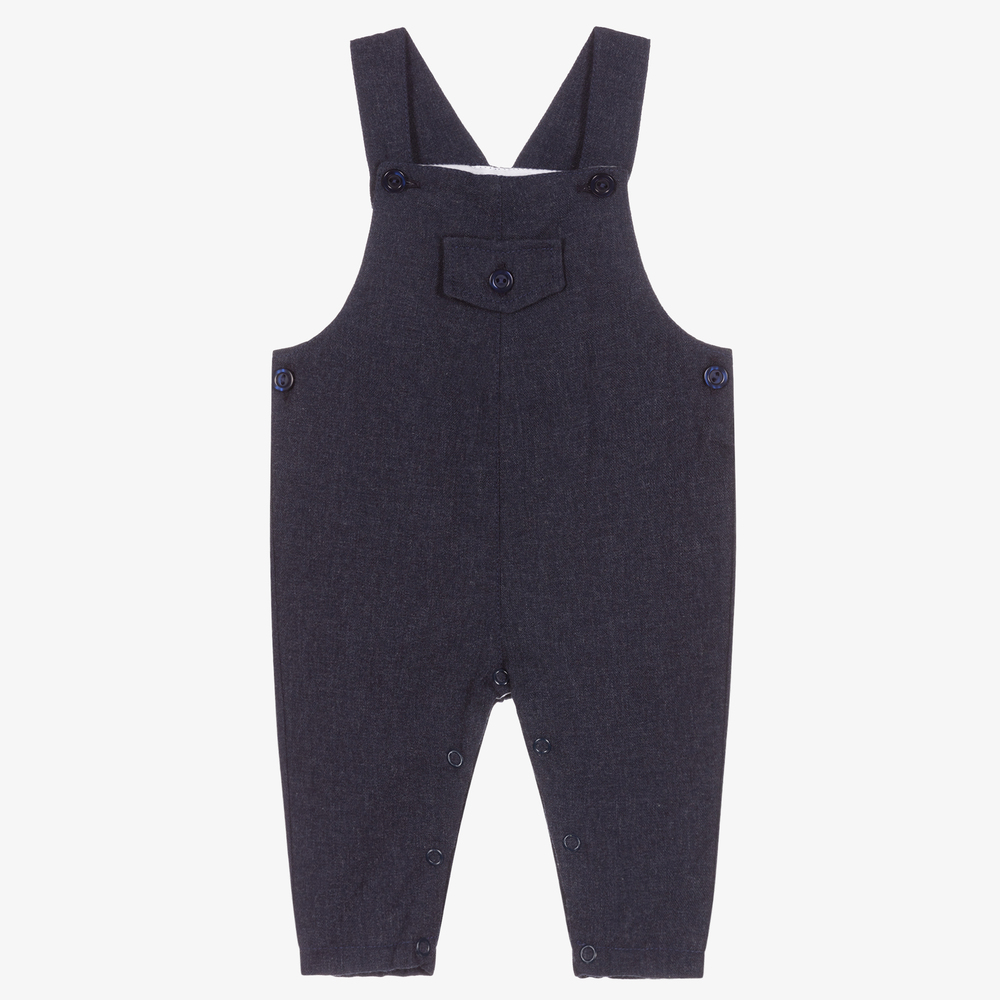 Dr. Kid-Baby Boys Blue Dungarees | Childrensalon Outlet