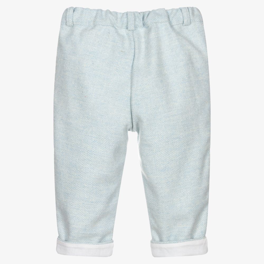 Dr. Kid-Baby Boys Blue Wool Trousers | Childrensalon Outlet