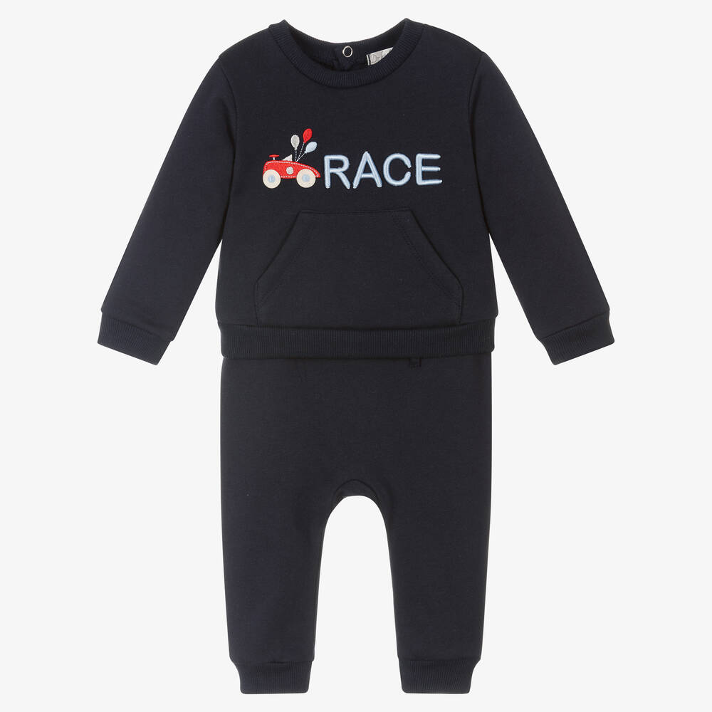 Dr. Kid-Baby Boys Navy Blue Tracksuit | Childrensalon Outlet