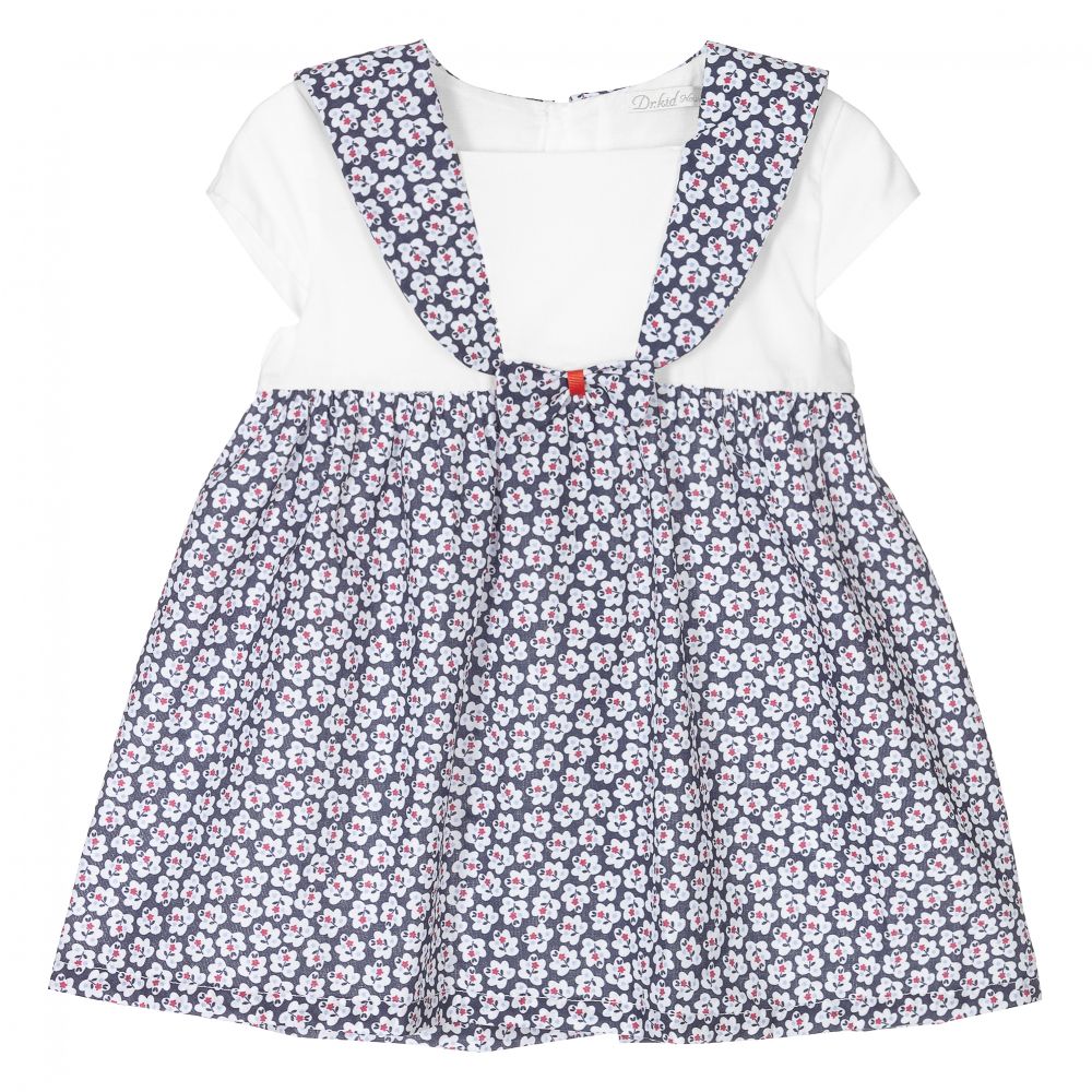 Dr. Kid-Baby Girls Blue Dress Set | Childrensalon Outlet