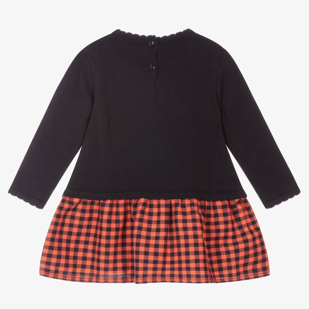 Dr. Kid-Baby Girls Blue & Pink Dress | Childrensalon Outlet