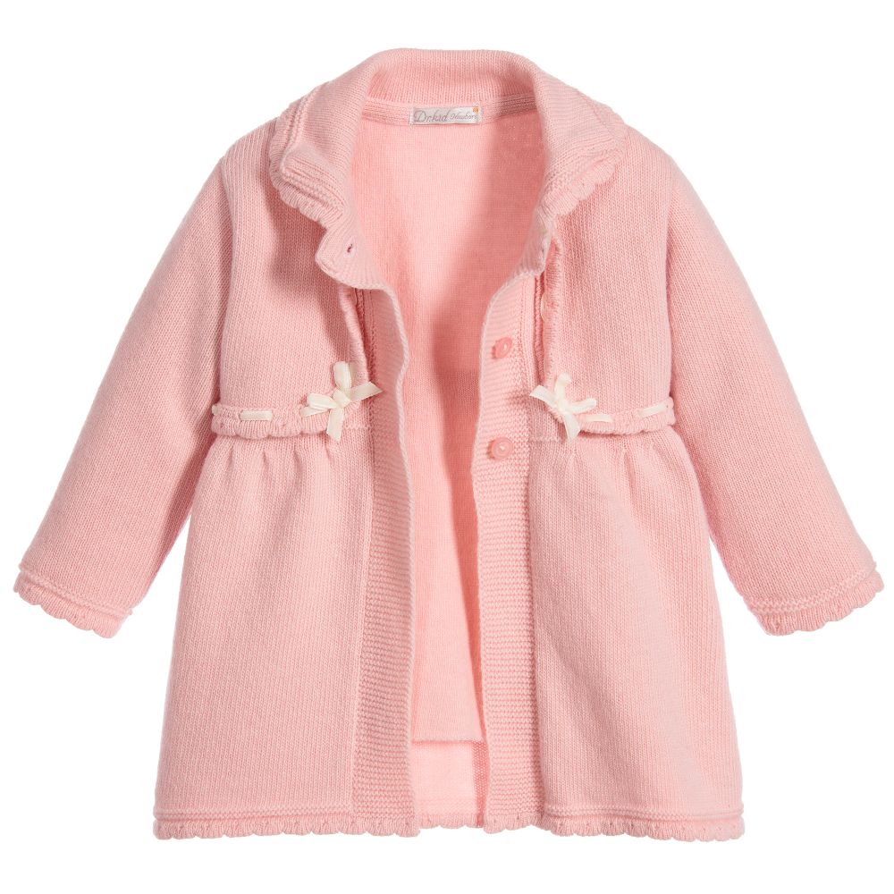 Dr. Kid-Baby Girls Knitted Wool Coat | Childrensalon Outlet