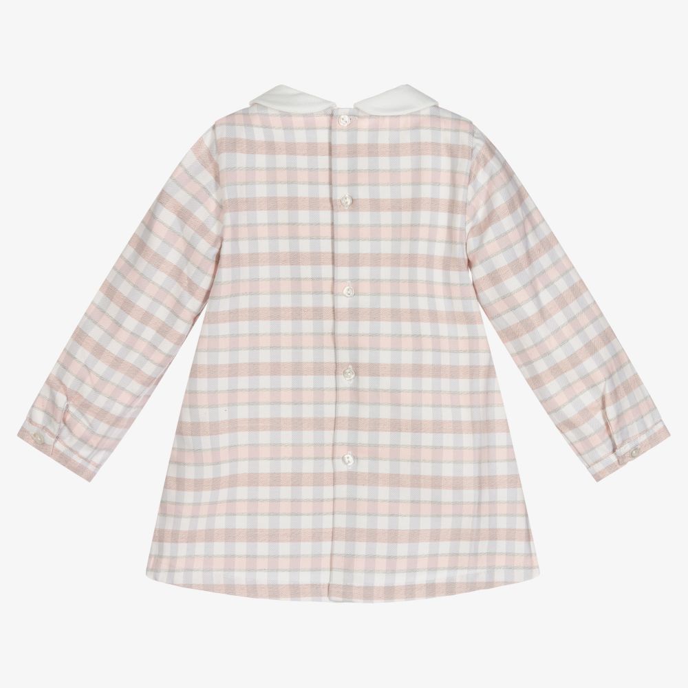 Dr. Kid-Baby Girls Pink Cotton Dress | Childrensalon Outlet