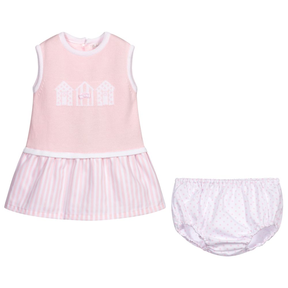 Dr. Kid-Baby Girls Pink Dress Set | Childrensalon Outlet