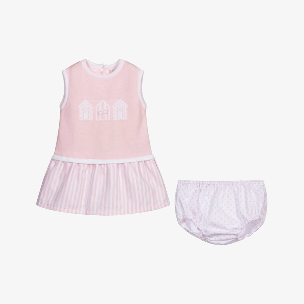 Dr. Kid-Baby Girls Pink Dress Set | Childrensalon Outlet