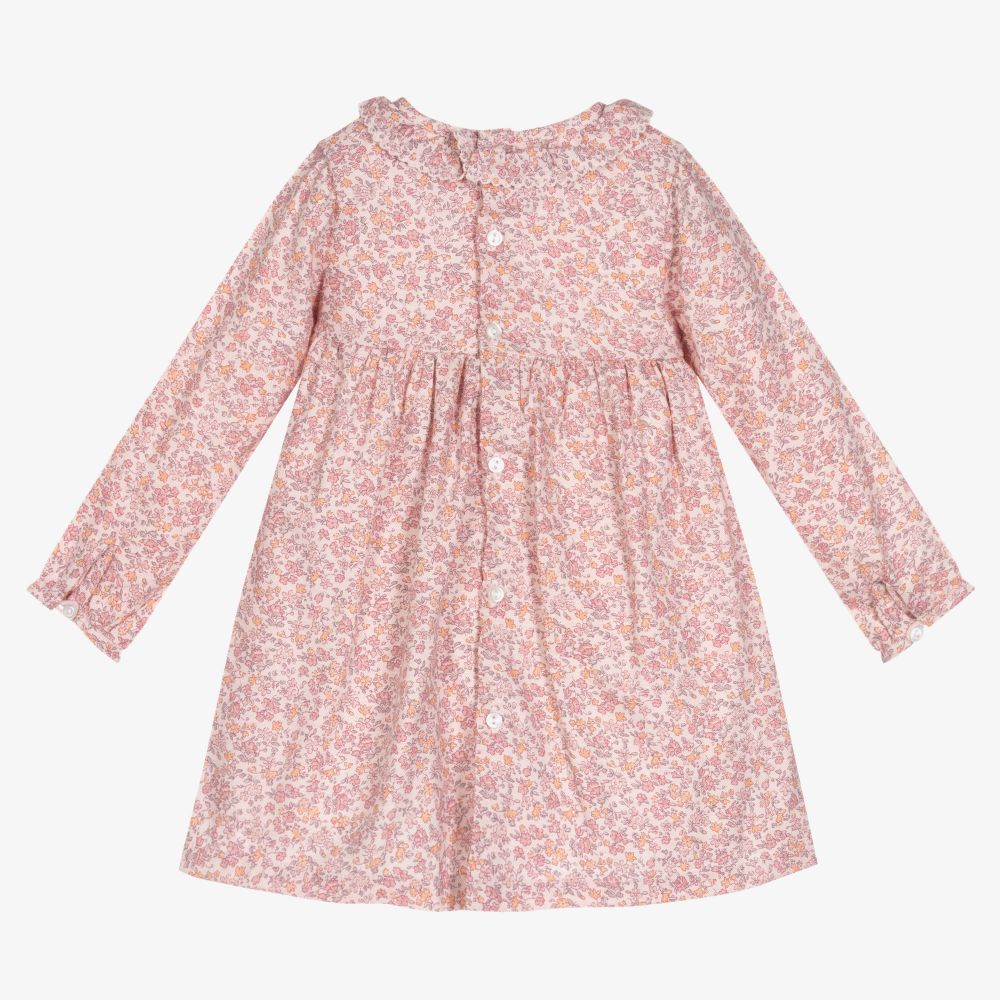 Dr. Kid-Baby Girls Pink Floral Dress | Childrensalon Outlet