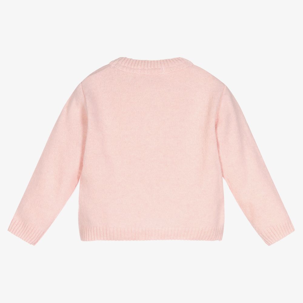 Ladies discount pink cardigan