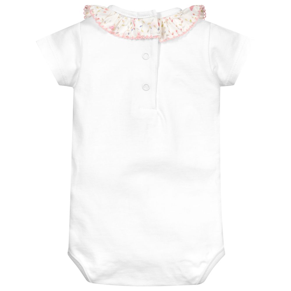 Dr. Kid Baby Girls White Bodysuit Childrensalon Outlet