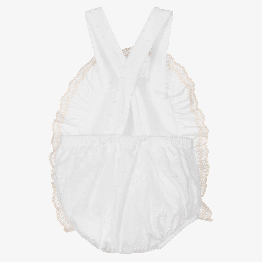 Dr. Kid-Белый хлопковый песочник | Childrensalon Outlet