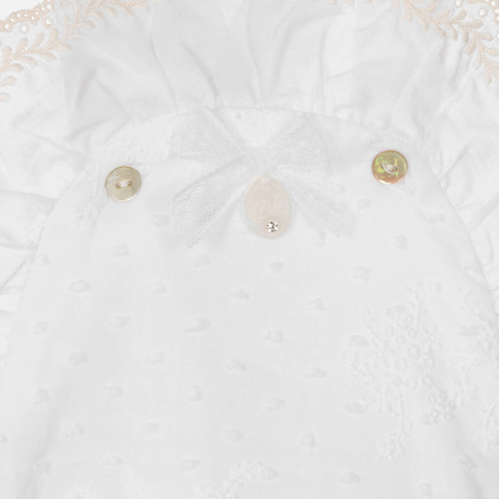 Dr. Kid-Белый хлопковый песочник | Childrensalon Outlet