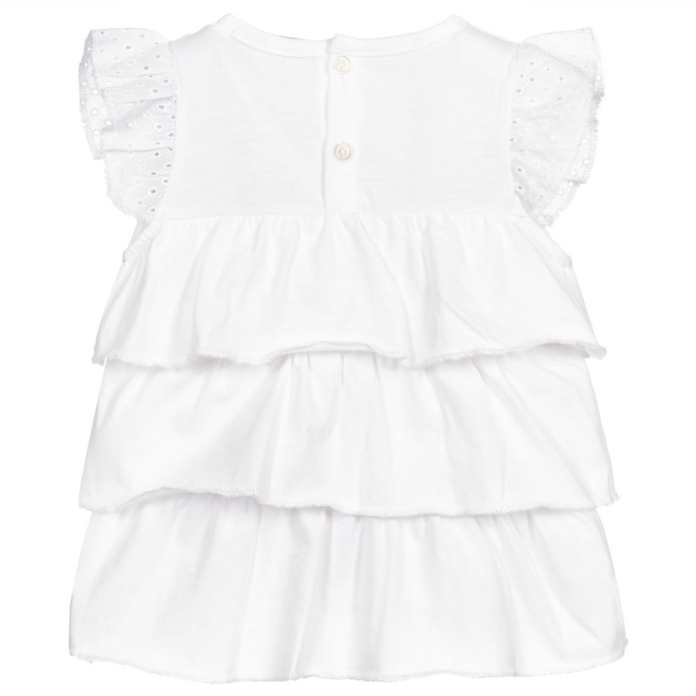 Dr. Kid-Baby Girls White Top | Childrensalon Outlet