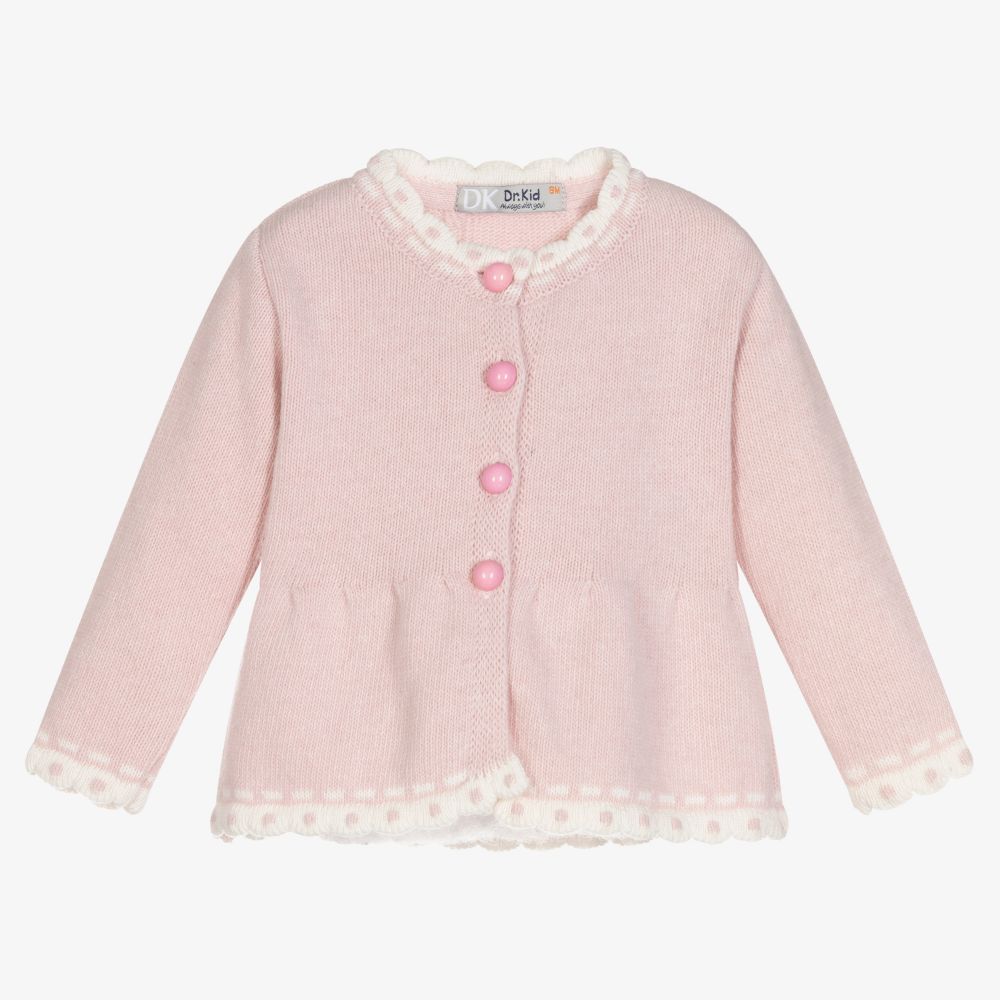 Dr. Kid-Baby Girls Wool Blend Cardigan | Childrensalon Outlet