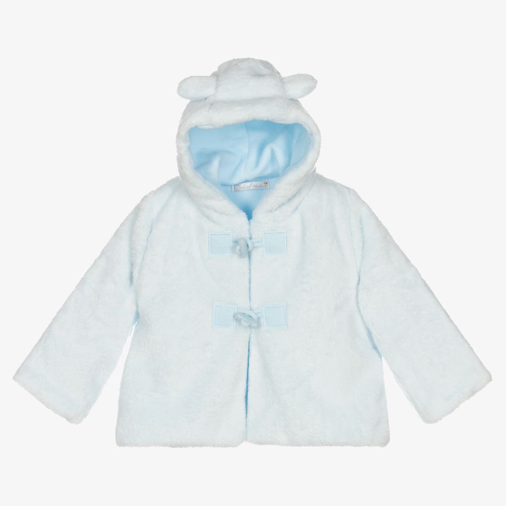Faux fur baby jacket shop