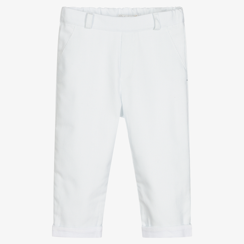 Dr. Kid-Blue Striped Baby Trousers | Childrensalon Outlet