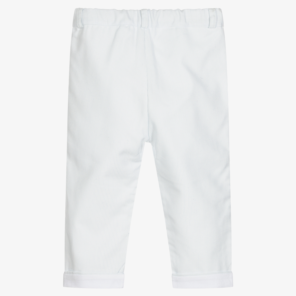 Dr. Kid-Blue Striped Baby Trousers | Childrensalon Outlet