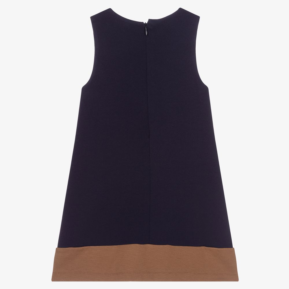 Dr. Kid-Blue Viscose Jersey Dress | Childrensalon Outlet